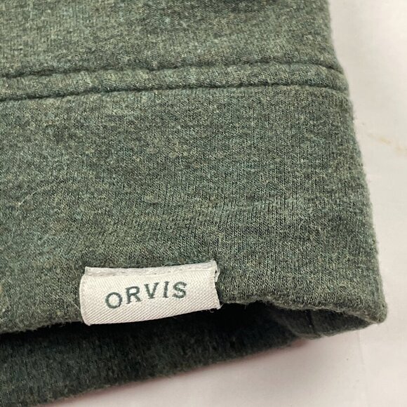 Orvis Sweatshirt Men’s XL Classic Collection Soft Modal Pullover Green Crew Neck - Picture 7 of 7